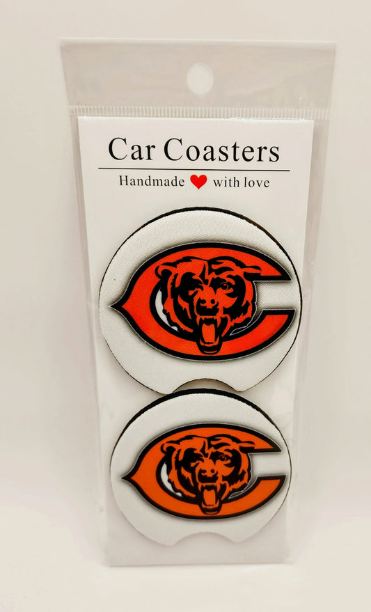 Chicago Bears Car Coasters